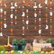 Easter Party Decorations - Bunny Carrot Circle Dot Garland Streamer Hanging Paper Buffalo Plaid Carrot Polka Dot Rabbit Banner for Spring Day Party Supplies